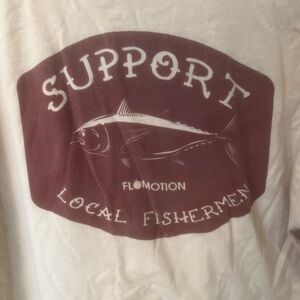 Flomotion White Graphic T-Shirt size XL